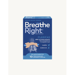 Breathe Right Tiras Nasales Grandes, 10Ud