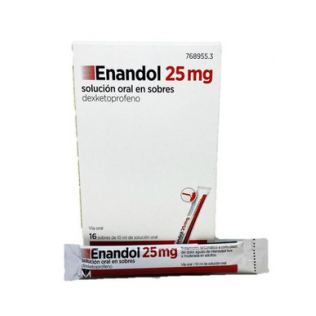 ENANDOL 25 MG 16 SOBRES SOLUCION ORAL