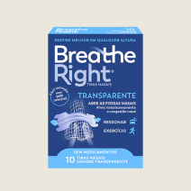 Breathe Right Transparentes 10 Unidades Talla Grande