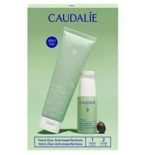 Caudalie COFRE Vinopure Serum, 30ml + REGALO Gel Limpieza, 30 ml + Locion Purificante, 50 ml
