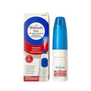 RHINOVIN DUO 0,5 MG/ML + 0,6 MG/ML SOLUCION PARA PULVERIZACION NASAL 1 FRASCO 10 ML (PULS