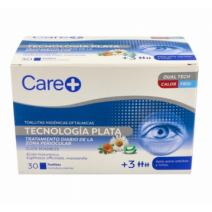 Care+ Toallitas Higienicas Oftalmicas Tecnologia Plata 30 monodosis esteriles