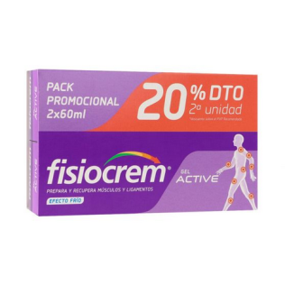 Fisiocrem Gel Active DUPLO 2X60ml