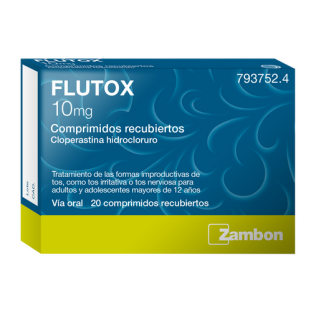 FLUTOX 10 MG 20 COMPRIMIDOS RECUBIERTOS