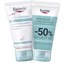 Eucerin DUPLO Crema de Manos Atopic Control, 2X75 ml