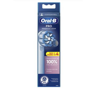 Oral B Recambio Sensitive Clean 4 unidades