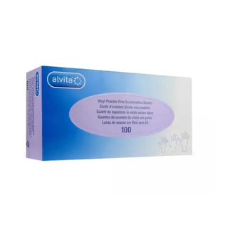 Alvita Guantes sin Polvo Vinilo T-L 100u