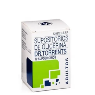 SUPOSITORIOS GLICERINA DR TORRENTS ADULTOS 3.27 G 12 SUPOSITORIOS