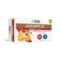 Arkoreal Jalea Real 500mg Fresca + Ginseng 20 ampollas