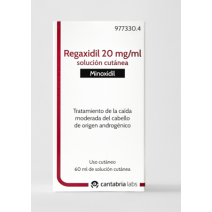 Regaxidil 2% solución cutanea 1 frascos de 60 ml