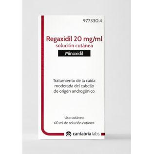 Regaxidil 2% solución cutanea 1 frascos de 60 ml