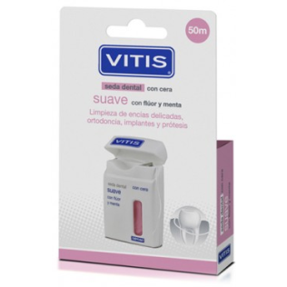 Vitis Seda Dental Suave Con Fluor y Menta