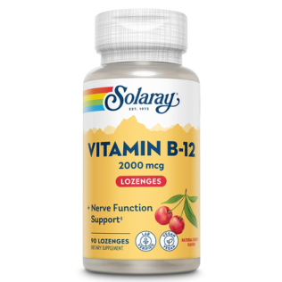 Solaray Vitamin B12 2000 mcg - 90 comprimidos sublinguales