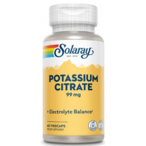Solaray Potasio Citrato  60 VegCaps