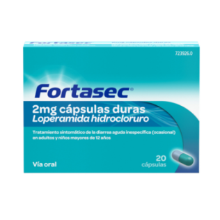 Fortasec 2 mg 20 capsulas