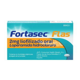 FORTASEC FLAS 2 MG 12 LIOFILIZADOS ORALES