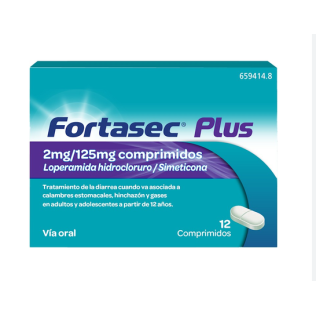 FORTASEC PLUS 2/125 MG 12 COMPRIMIDOS