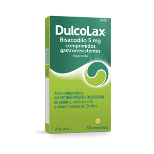 DULCOLAXO BISACODILO 5 MG 30 COMPRIMIDOS GASTRORRESISTENTES.