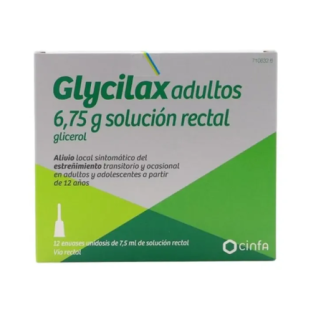 DULCOLAXO GLICEROL 6.75 G SOLUCION RECTAL 6 ENEMAS 7.5 ML