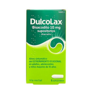 DULCOLAXO BISACODILO 10 MG 6 SUPOSITORIOS