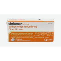 CINFAMAR 50 MG 4 COMPRIMIDOS RECUBIERTOS