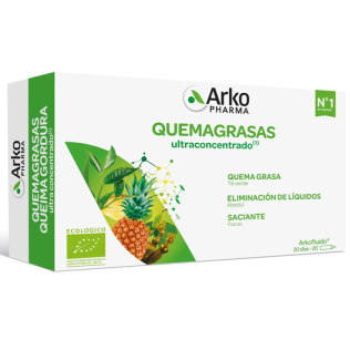 Arkofluido Quemagrasa 20 ampollas 