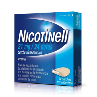NICOTINELL 21 MG/24 H 14 PARCHES TRANSDERMICOS 52.5 MG