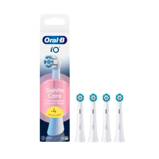 Oral B IO Recambio Gentle Care 4 Cabezales Color Blanco