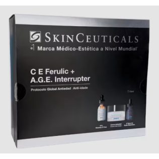 Skinceuticals Cofre CE Ferulic Serum 30 ml + HA Intensifier 15 ml + Ultra Facial UV Defense SPF50 15 ml.