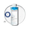 Agua Micelar Oil Infused 400ml de La Roche Posay  con textura de fondo y sello dermatológico