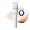 Tratamiento para ojos Hyalu B5 15 ml de La Roche Posay con textura de fondo y sello dermatológico