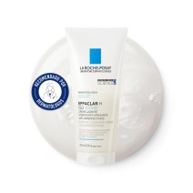 Crema Limpiadora Hidratante Dermo-Calmante Effaclar H Iso-Biome 200ml de La Roche Posay con sello dermatológico