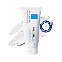 Balsamo Reparador Calmante Cicaplast Baume B5+ de La Roche Posay 100ml con sello dermatológico y textura de fondo