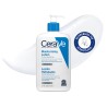 Locion Hidratante 473ml CeraVe con textura de fondo y sello dermatológico