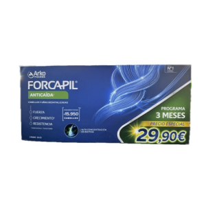 Forcapil Anticaída Cabello Regalo 2+1 90 cápsulas