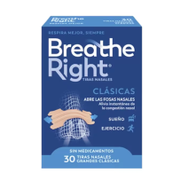 Breathe Right Tiras Nasales Grandes, 30Ud