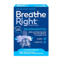 Breathe Right Clásicas Tiras Nasales Pequeñas-Medianas 10uds