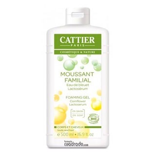 Cattier Gel de Baño Espumoso con Lactoserum, 500ml