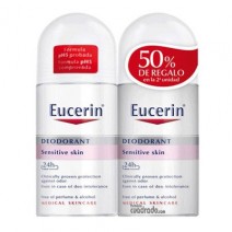 Eucerin DUPLO Desodorante Roll-on Piel Sensible , 2 x 50ml