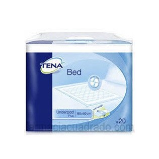 Tena Bed Plus Protector de Cama con Alas 80x180 20unidades