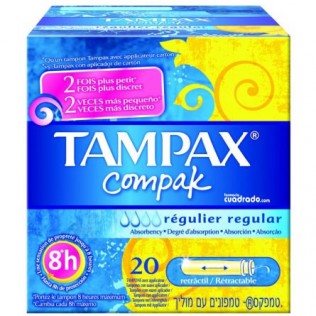 Tampax Compak Regular 20u