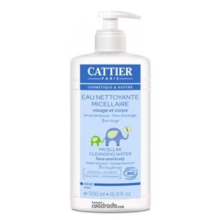 Cattier Agua Micelar Bebe Cara y Cuerpo, 500ml