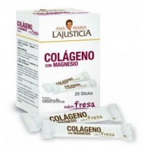 Ana Maria Lajusticia Colageno + Magnesio, 20 sticks Sabor Fresa