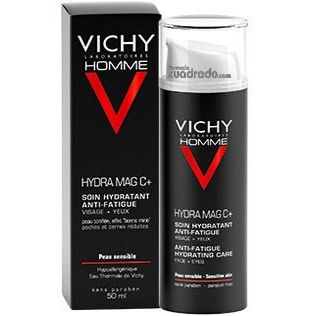 Vichy Homme Crema Hidratante MAG-C Cara y Ojos, 50ml